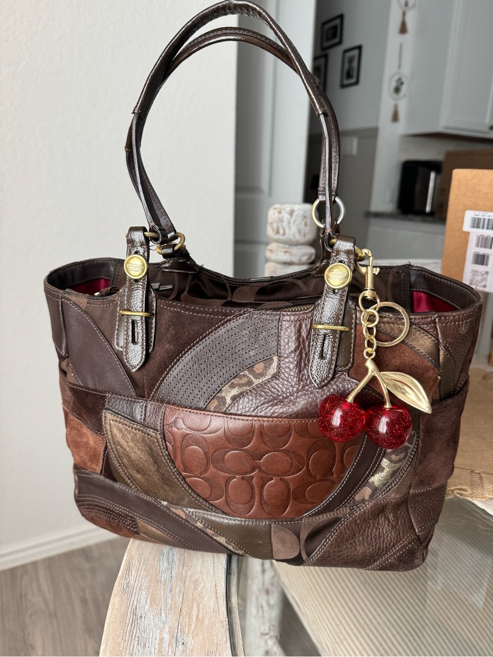 Coach Patchwork Leather Tote 15459
